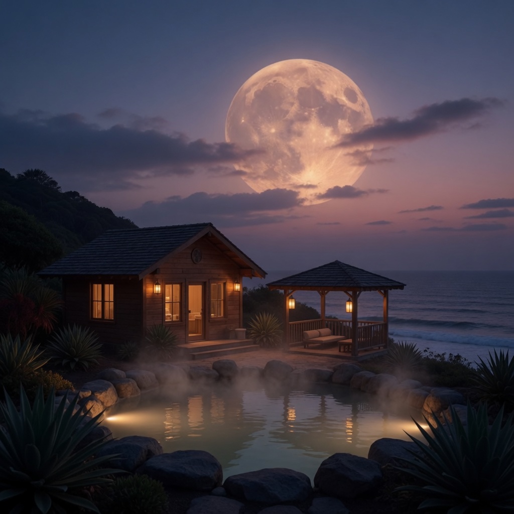 Crystal Spa San Francisco moonlit hot tub sanctuary by the ocean